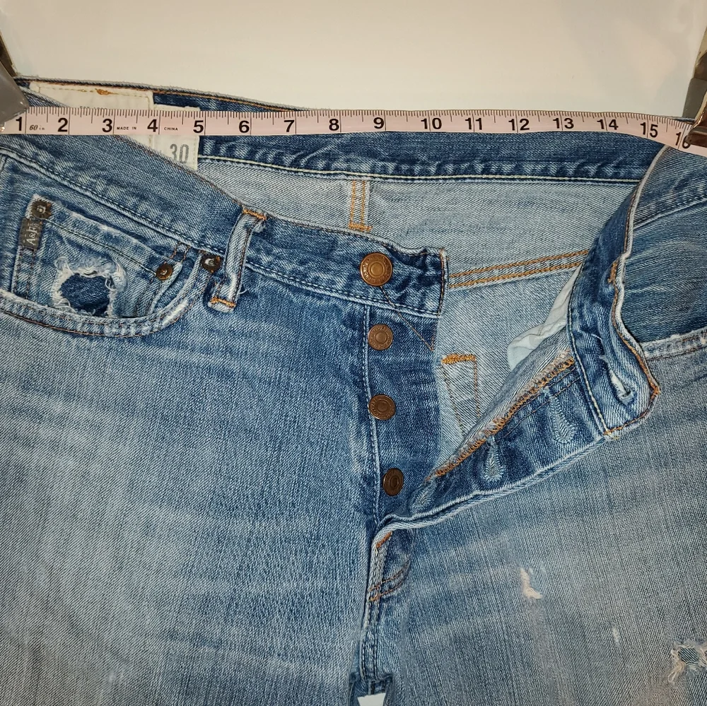 A&F low rise slim straight jeans - Picture 3 of 9